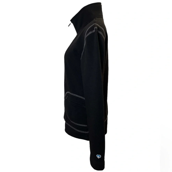 Kuhl Istria Full-Zip Women’s Fleece Jacket Size M In Black - Picture 3 of 9